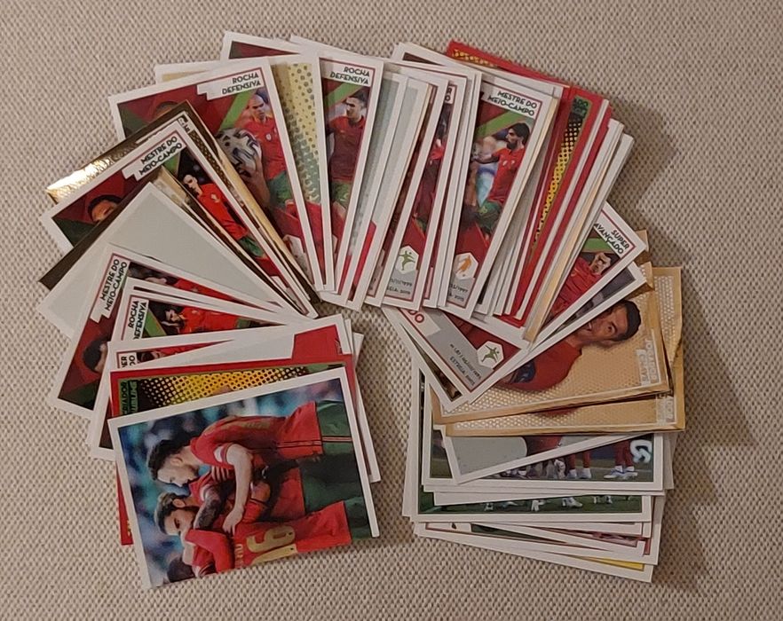 Cromos da coleção Fome de Vencer do Continente