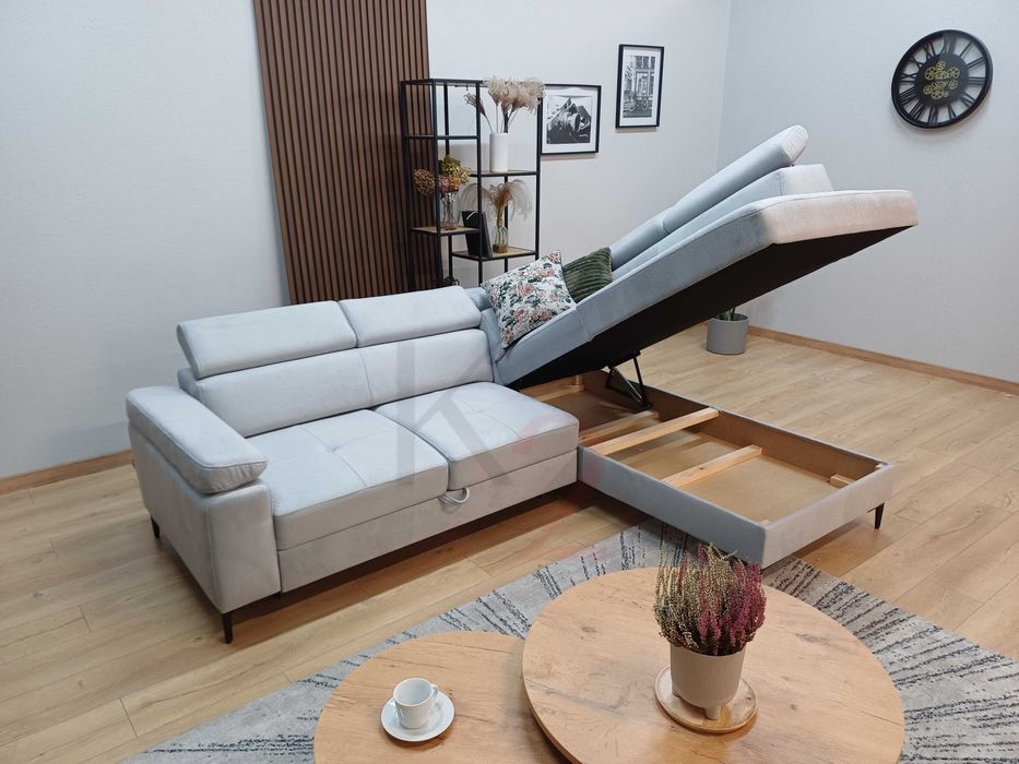 Narożnik Rimo od producenta sofa, kanapa, mały narożnik, gratis jasiek