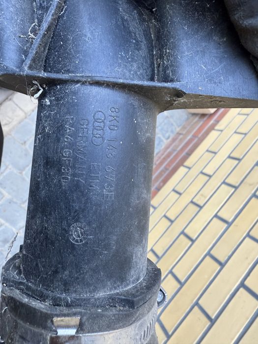 Audi A4 S4 B8 A5 S5 8T rura intercoolera przewód wąż