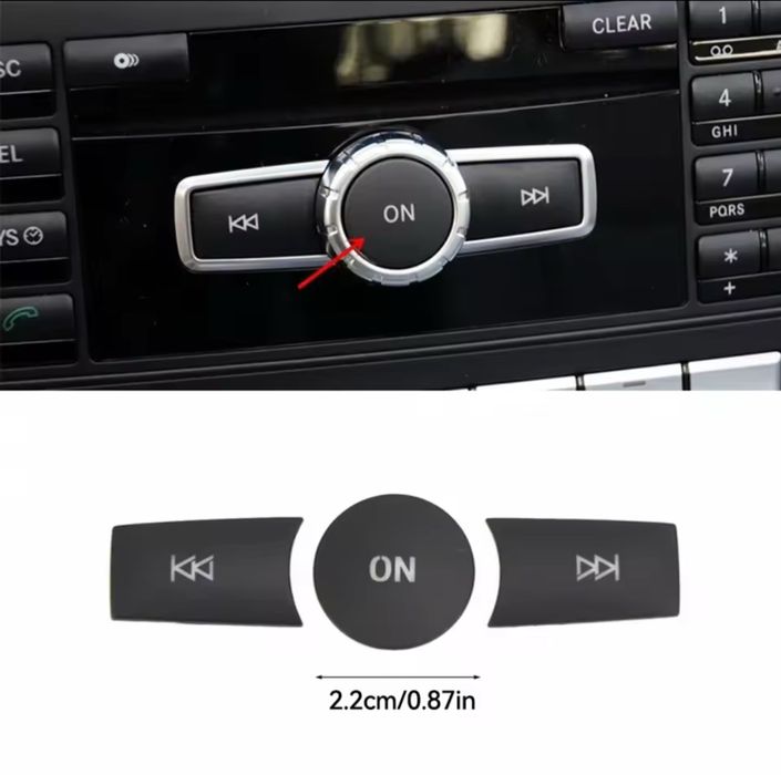 Центральні мультимедійні Кнопки Мерседес CLA GLA GLE ML E C