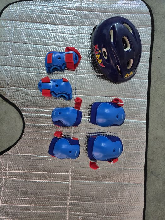 Conjunto de Proteção Infantil 5–7 anos – Capacete, Cotoveleiras, Joelh