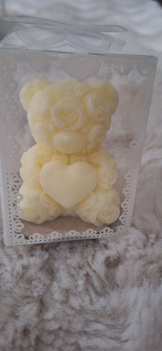 Walentynkowy miś mydełko box prezent