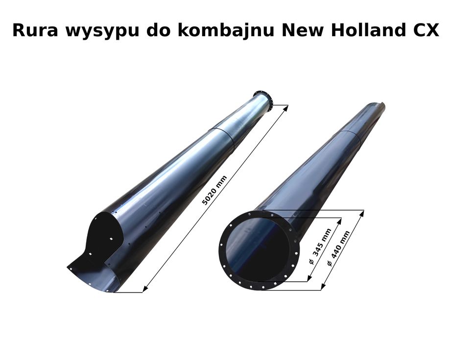Rura wysypu New Holland CR ;CX