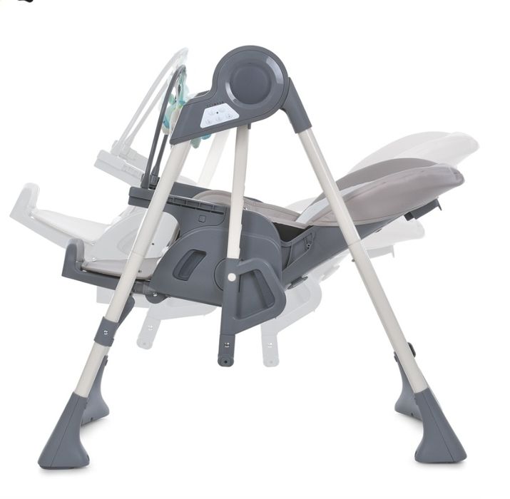 Стільчик для годування, заколисуючий центр 4в1 El Camino Swan