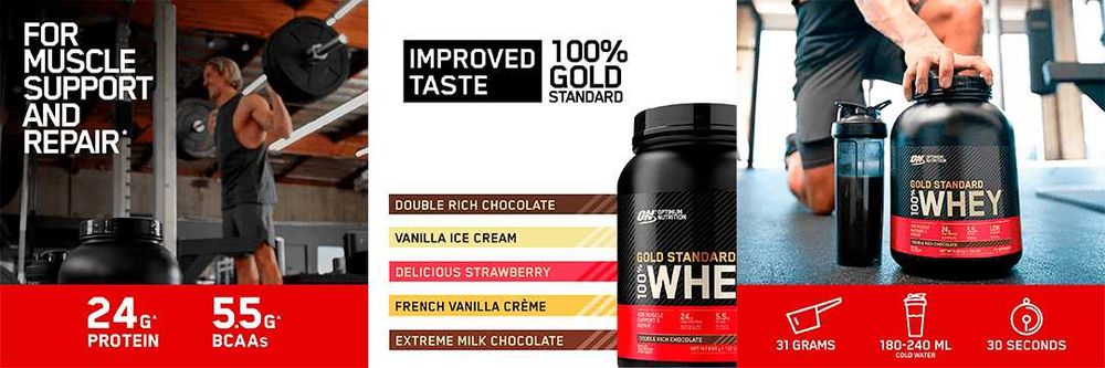 Протеин / Optimum Nutrition Gold Standart 100% Whey / 2.28 kg