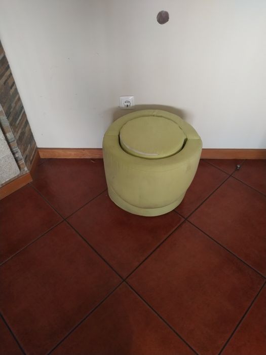 Puff de criança em verde