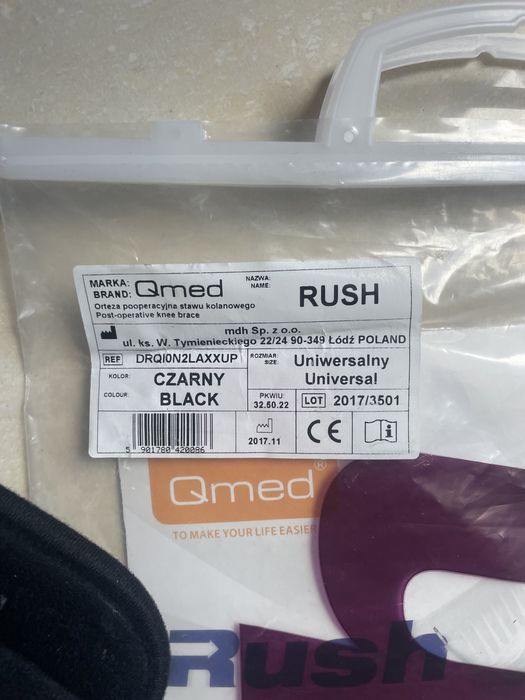 Orteza na kolano prawe