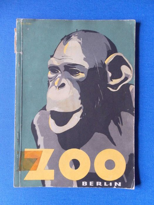 Zoo de Berlim, em alemão - antigo