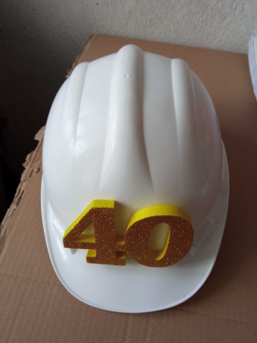 Capacete de proteção Branco como novo