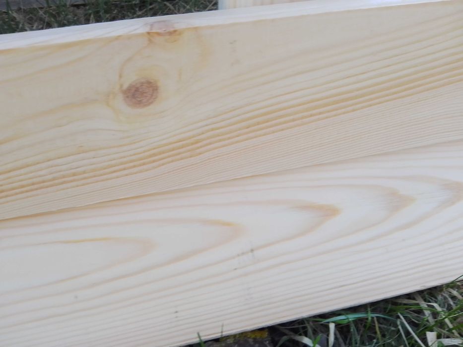 Industrialna półka drewniana, świerkowa