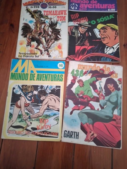 Tarzan, Superman, Mundo de Aventuras...