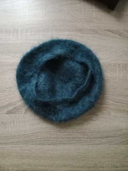 Beret damski angora
