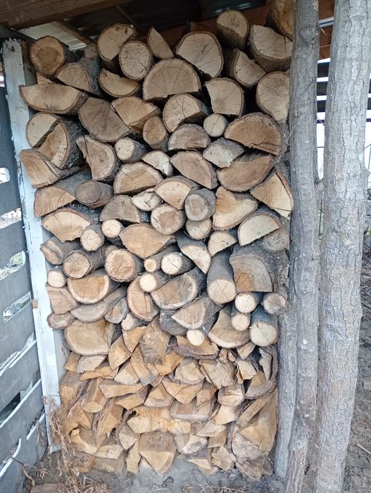 Drewno rąbane dębowe