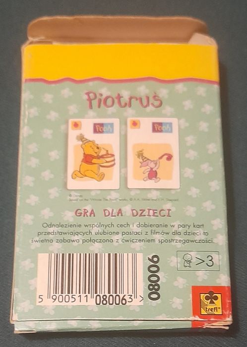 Dwa zestawy kart do Piotrusia - Kubuś Puchatek & Zwierzogród