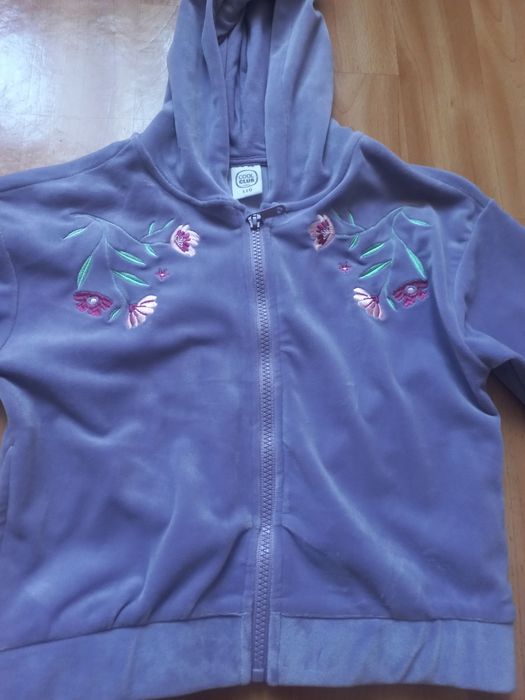 Nowa  Bluza welurowa dla dziewczynki Smyk 116
