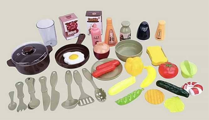 Кухня дитяча іграшкова, 42 елементи з ефектами