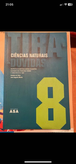 Tira-dúvidas Ciências Naturais - 8. ano