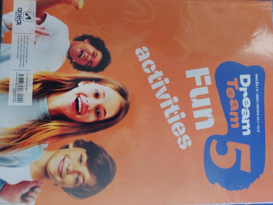 Livro de fichas Workbook Dream Team inglês 5° ano