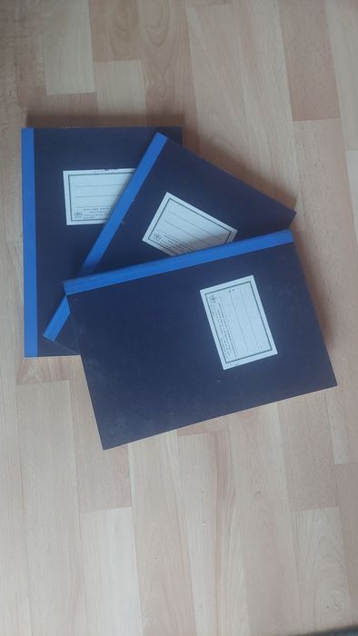 3 zeszyty z Wrocławskich zakładów wyrobów papierowych
