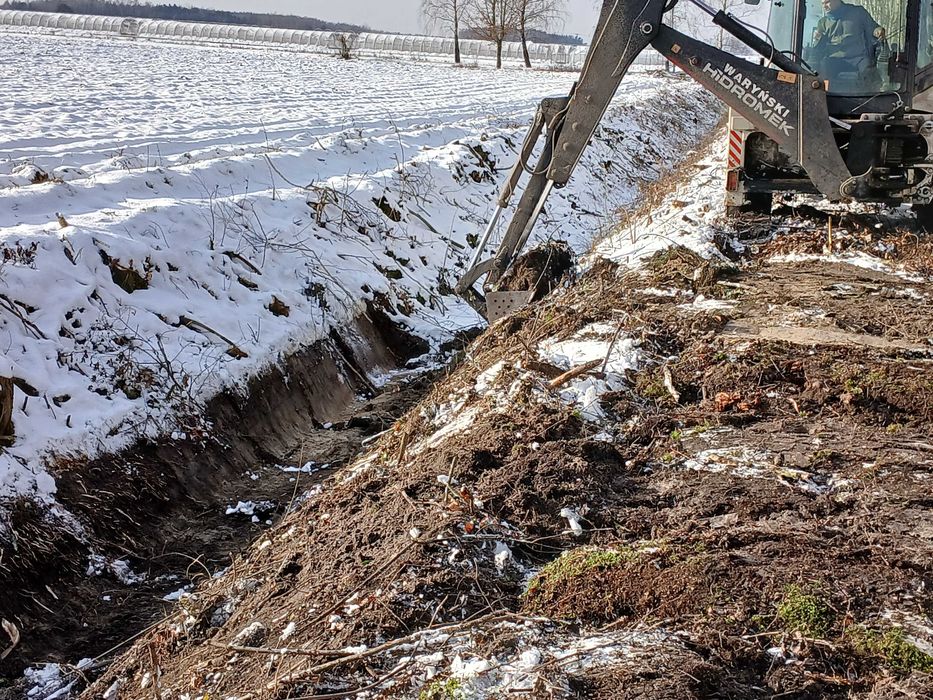 Faszynowanie, Prace ziemne, odwodnienie,  kopanie stawów i inne