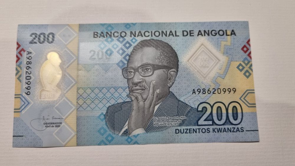New 200 Kwanzas Banknote 2020. Impeccable, for collection.