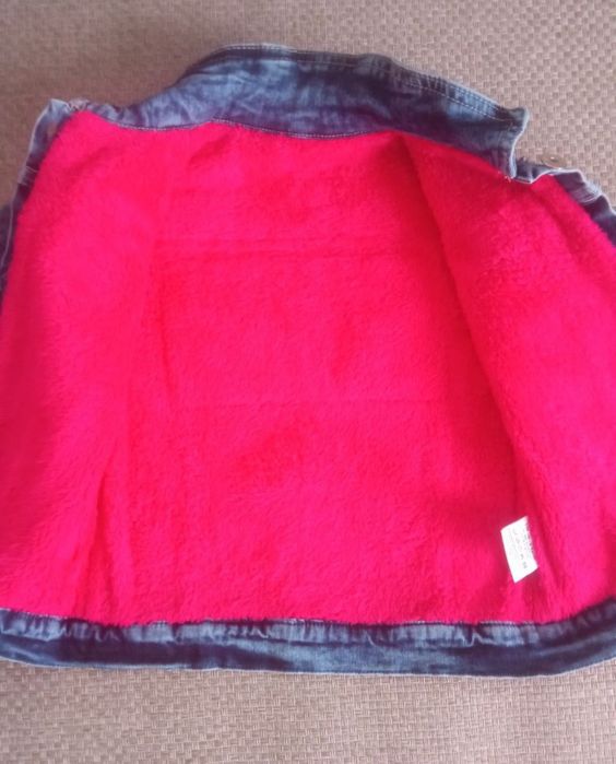 Vanessa тепла джинсовка для дівчинки 110/116см