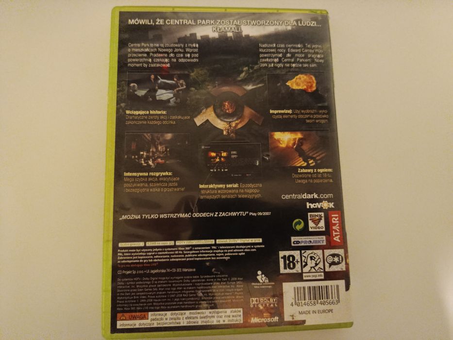 Gra na Xbox Alonę on the dark