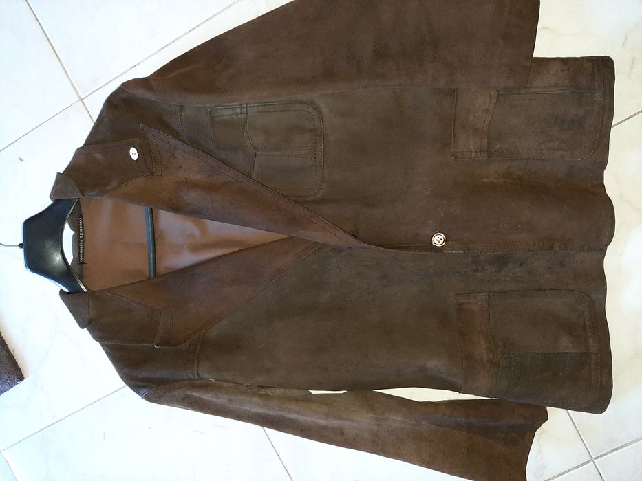 Blussoes em pele couro e antilop tamanho L/ XL impecaveeis