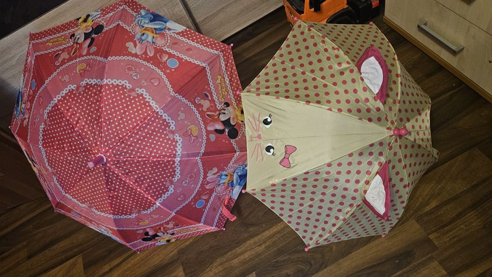 Dwie parasolki dla dziewczynki Myszka Minni