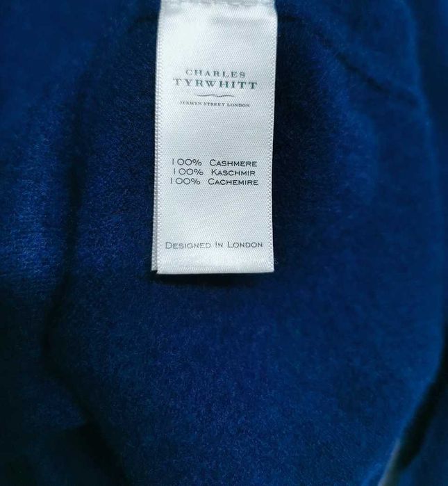Свитер кардиган Charles Tyrwitt London 100 % кашемир L