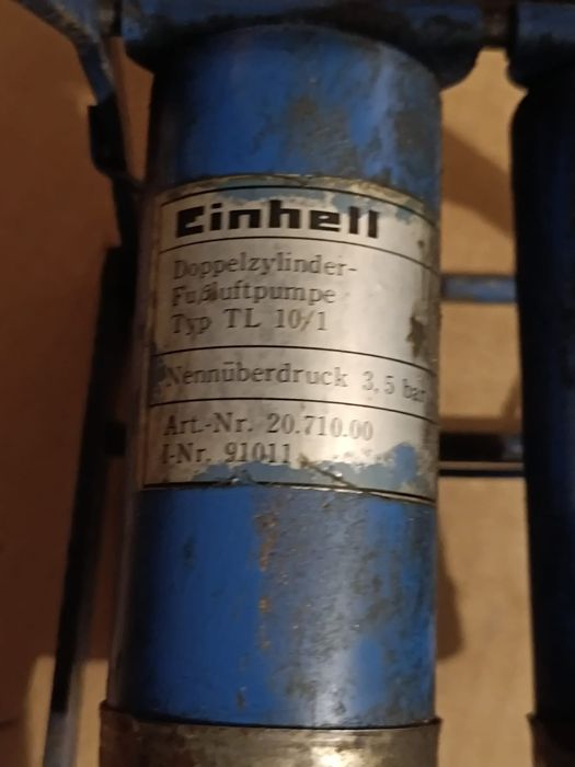 Bomba de pé Einhell 2 cilindros