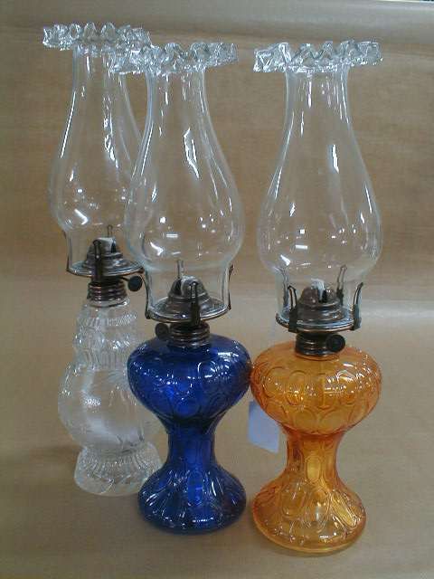 Lamparina de vidro 11x40cm