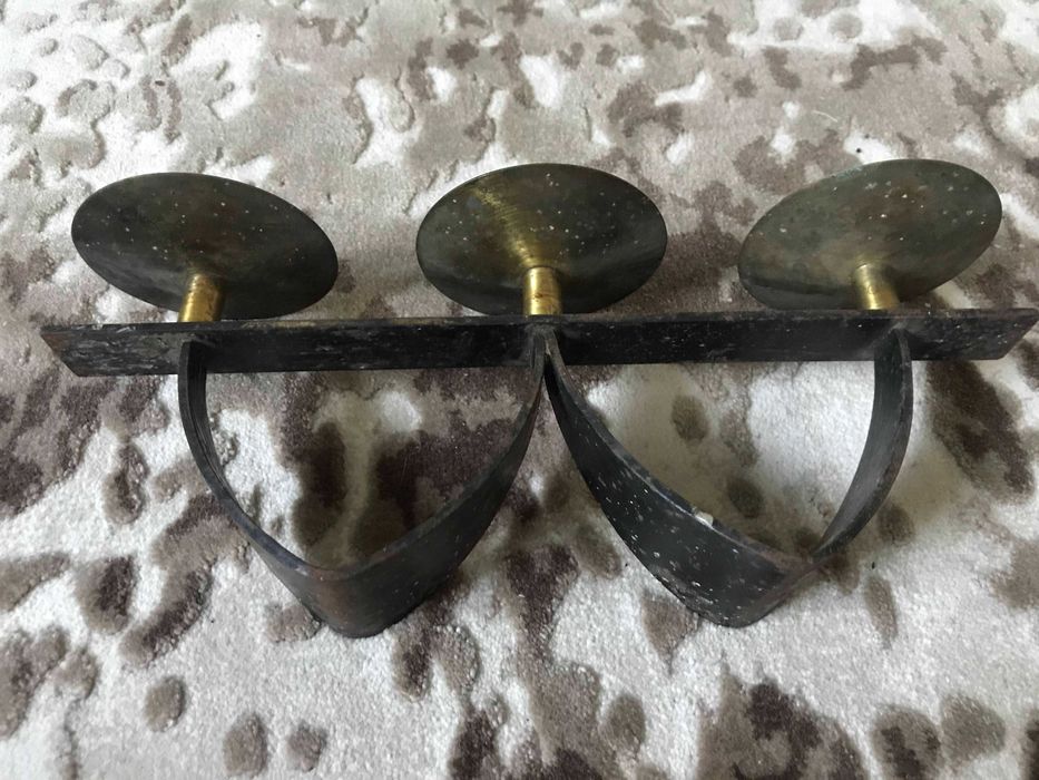 Підсвічник металевий верх латунь