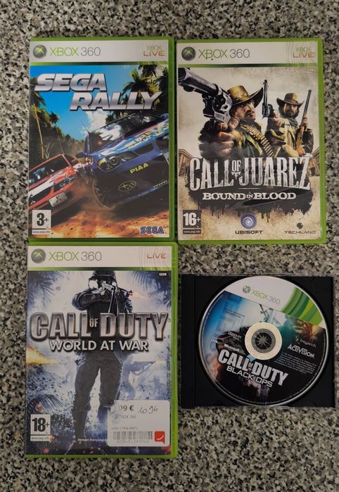 Conjunto de 4 jogos Xbox 360