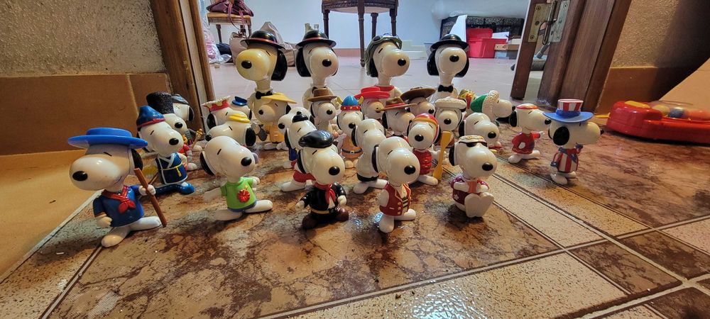 Coleção Snoopy McDonald's anos 1999/2000