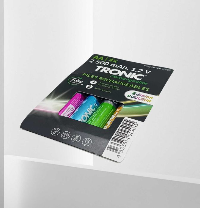 Аккумуляторы пальчиковые AA Tronic  2500 mAh 1.2V (4 шт.)