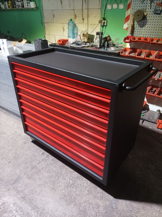 Duży wózek narzędziowy. Szuflady 100x50