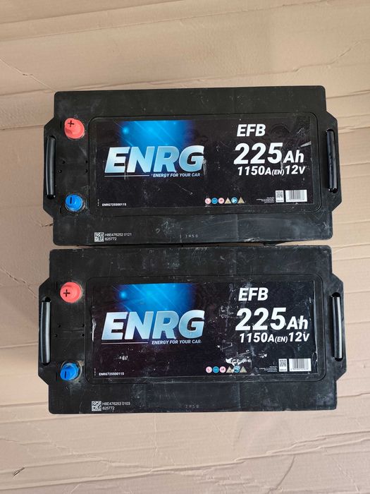 Akumulator ENRG EFB 225Ah 1150A (EN) - 12V Gwarancja! Kraków!