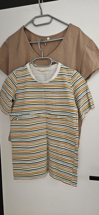 1x t-shirt bluzka koszulka  latte mamma do karmienia