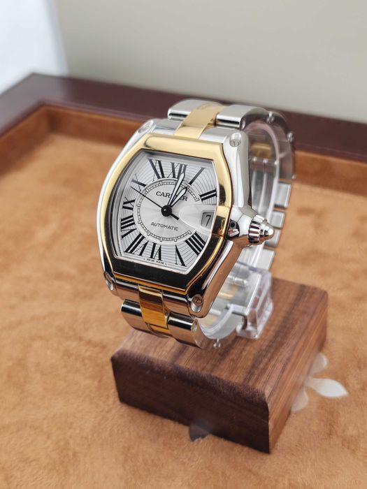 Cartier Roadster 2 tone złoto 18 karatów - Full Set, dokumenty pudełko