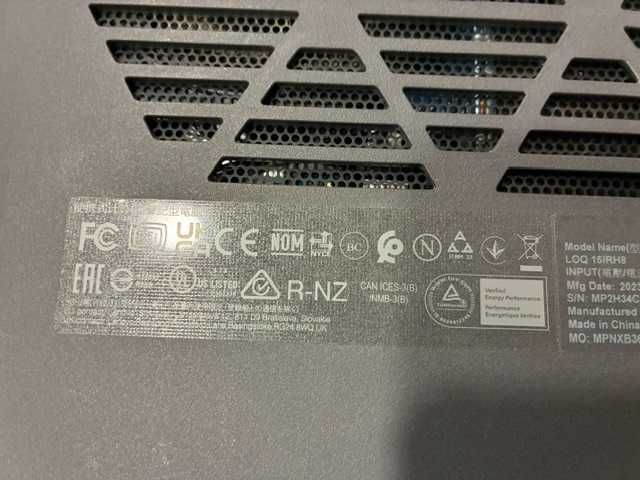 Ноутбук Lenovo LQQ 15IRH8