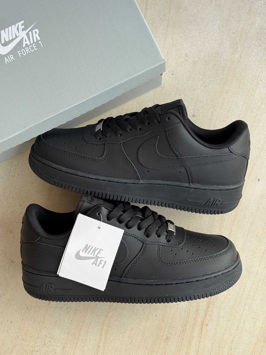 Мужские кроссовки Nike Air Force 1 "Classic Black" 40-45