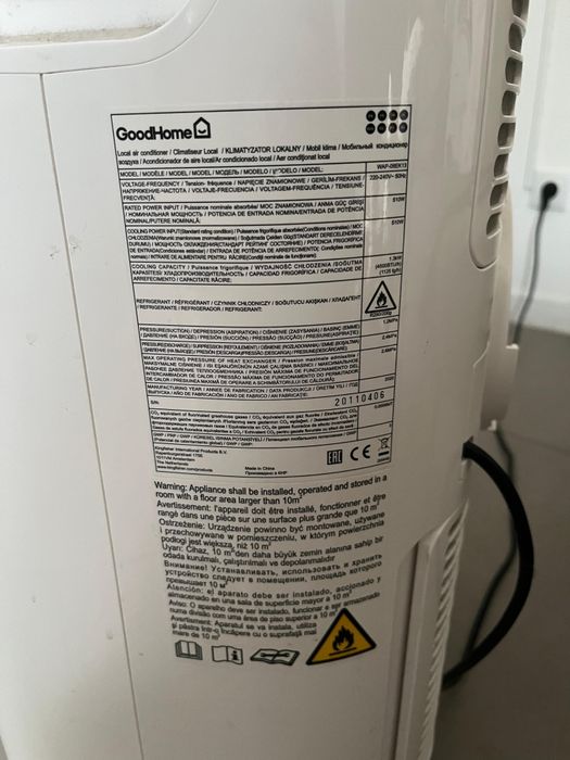 Ar Condicionado Portátil GoodHome 4500BTU