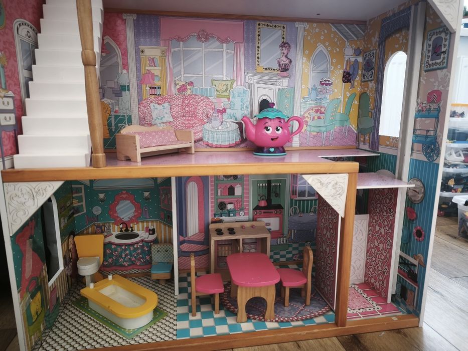 Duży domek dla lalek 80x20x40