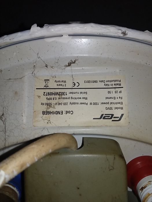 Używany bojler sprawny