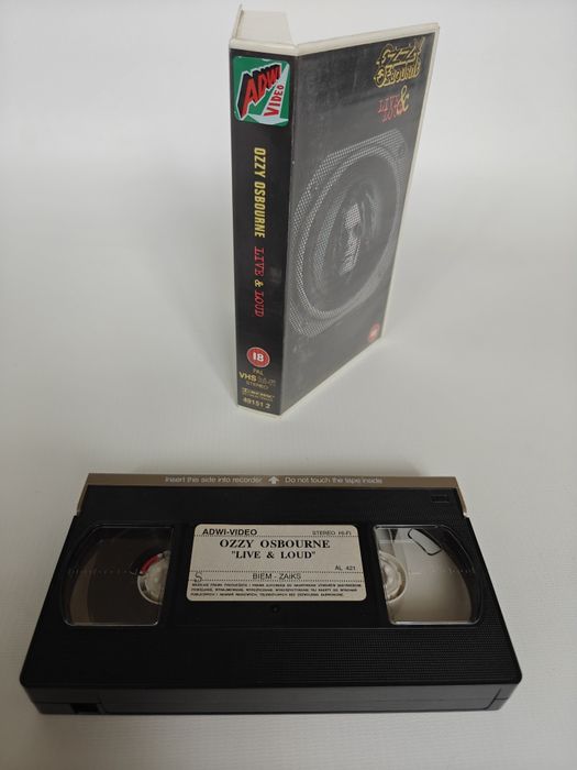 Ozzy Osbourne Live & Loud kaseta VHS koncert wydanie 1993