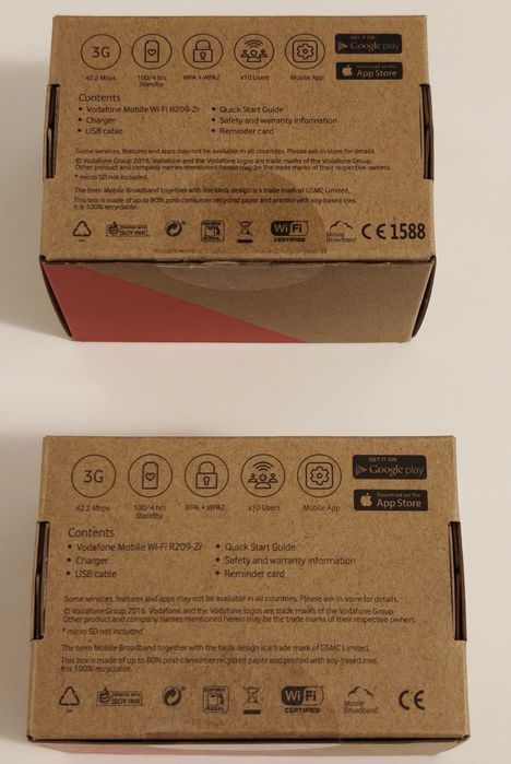 Hotspot - Mobile Wi FI Vodafone R209 ZR