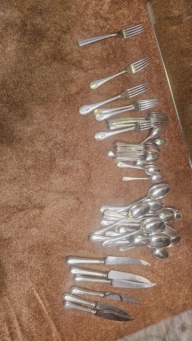 Talheres vintage banhados a prata – Roberts & Belk Ltd. (Inglaterra)