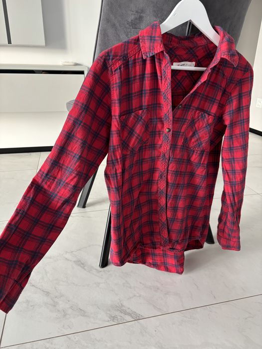 Koszuka w kratkę czerwona
