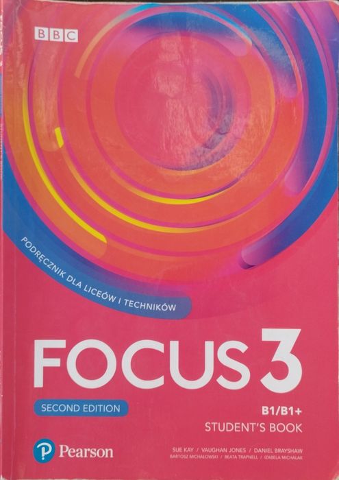 Podręcznik Focus 3 Second Edition (Student's Book) B1/B1+ Pearson